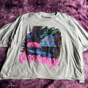 ❌SOLD❌ GOOSEBUMPS CROP TOP